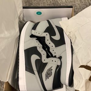 Jordan 1 High OG ‘ Shadow 2.0’ Black/Grey/White Sz 10.5 Mens
